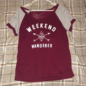 CUTE WEEKEND WANDERS SHIRT!!